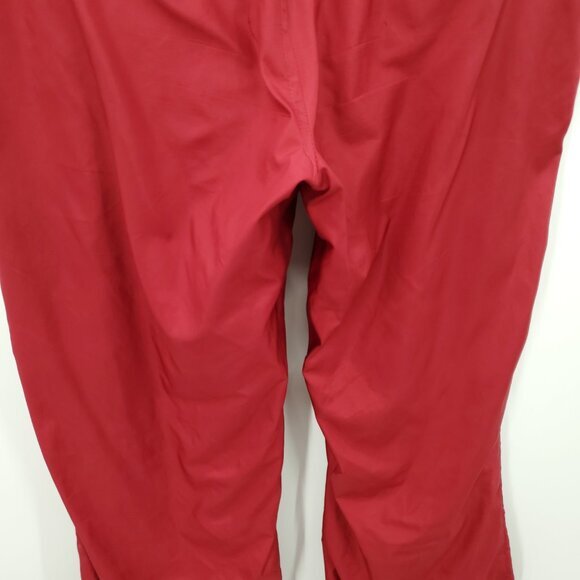 VTG 2004 Banana Republic Track-Style Zip Pocket Pants 8 Red - Picture 12 of 16